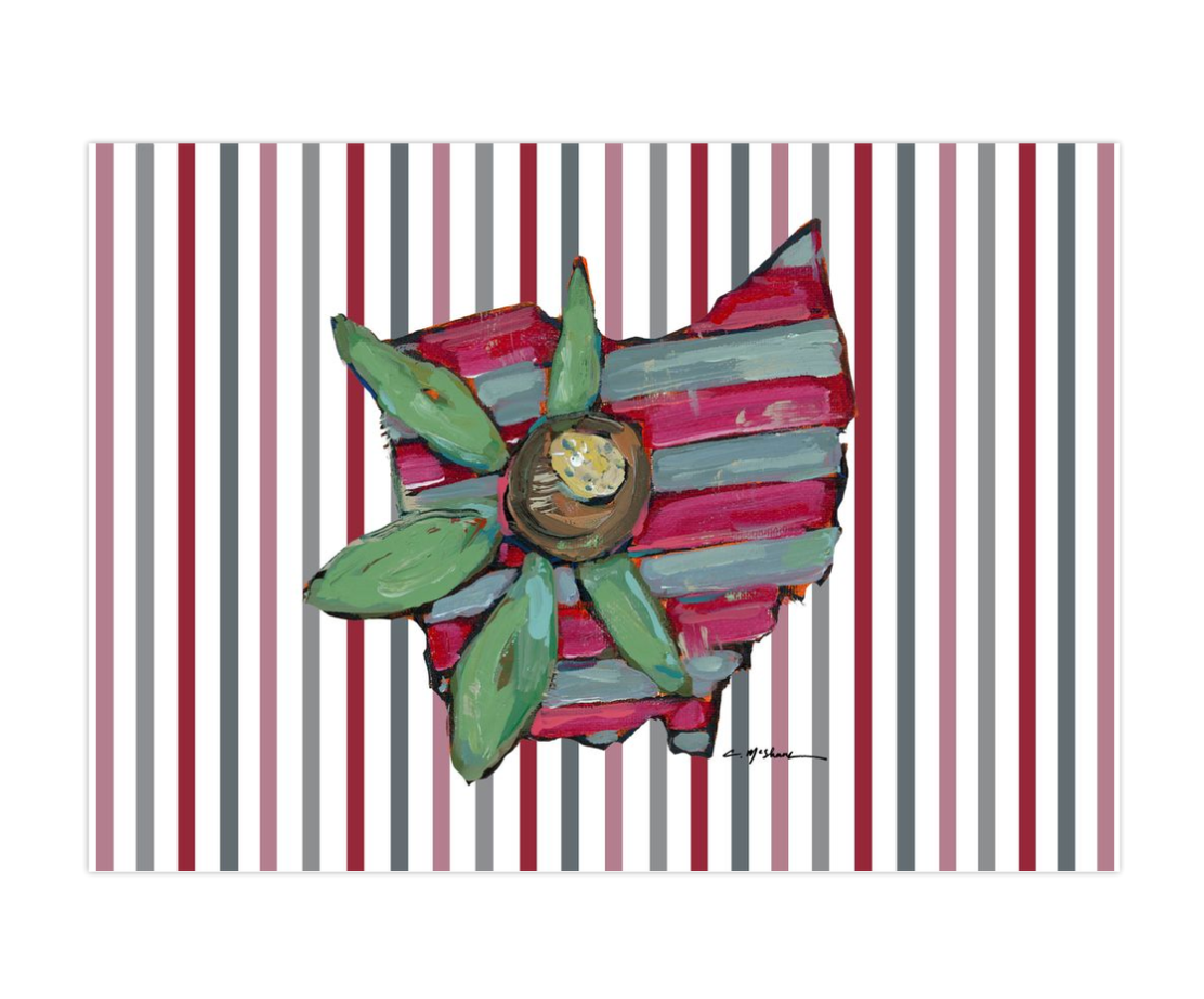 "Buckeyes" framable card