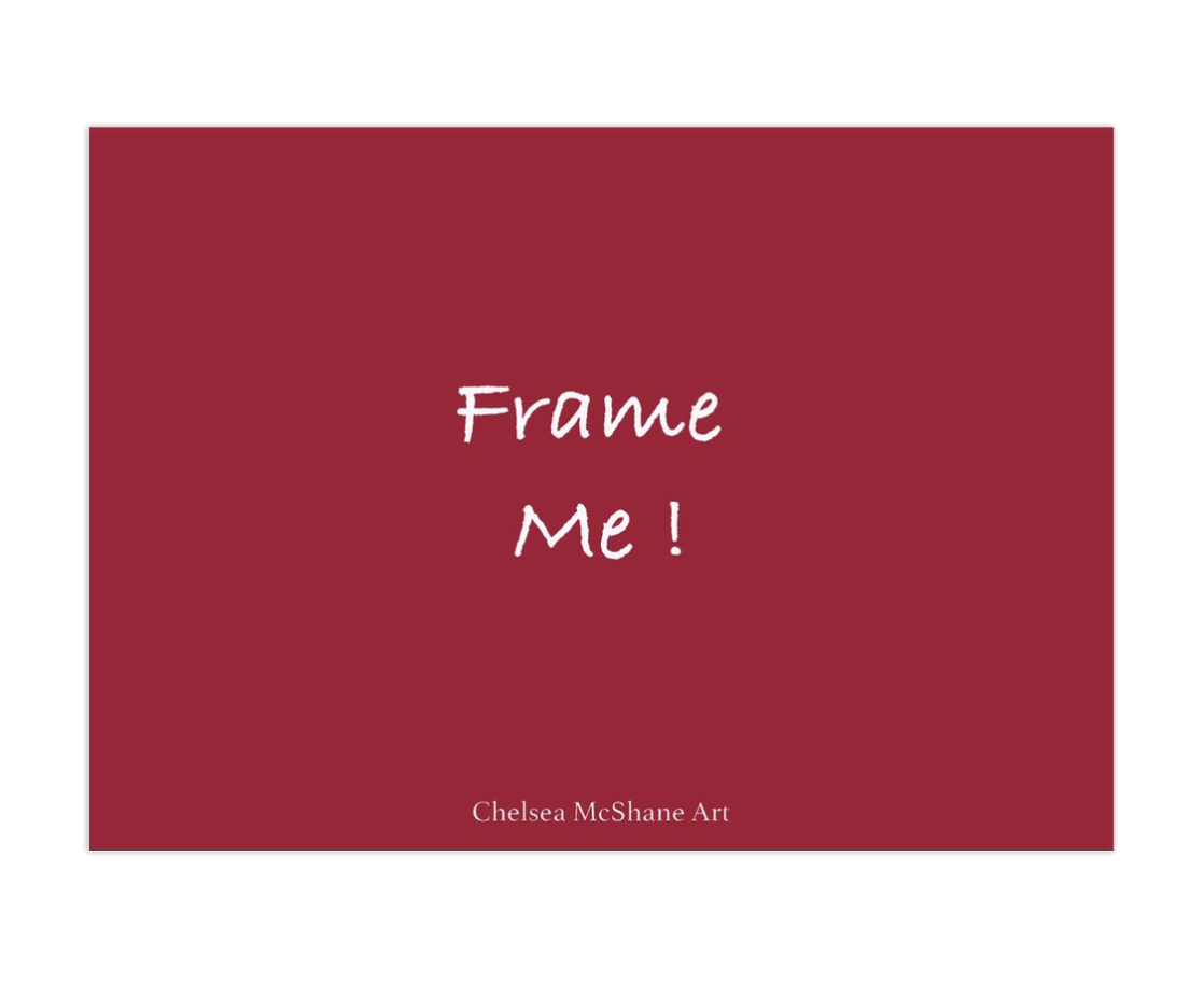 "Buckeyes" framable card