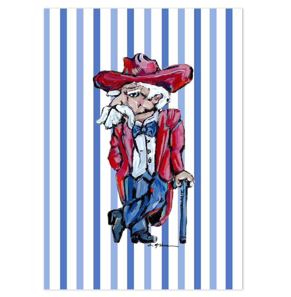 "Ole Reb" framable card