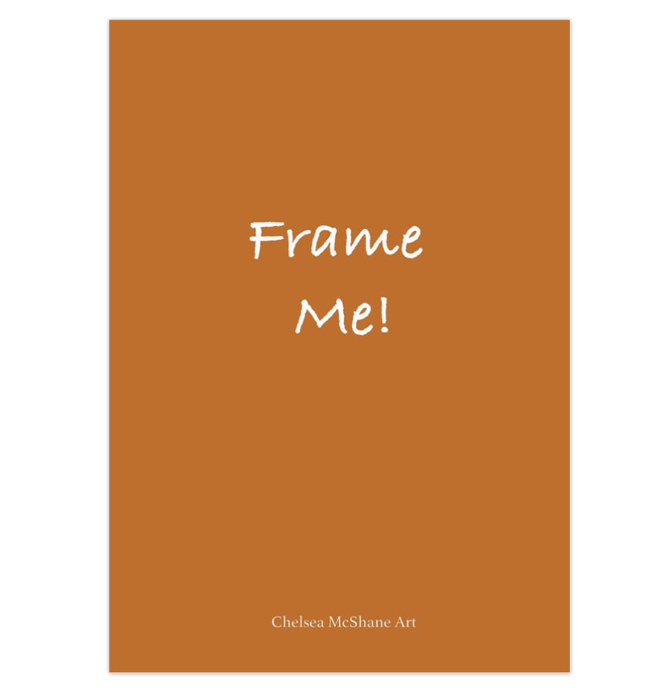 "Hound" framable card
