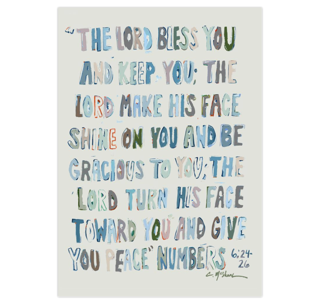 "Bless You" framable card