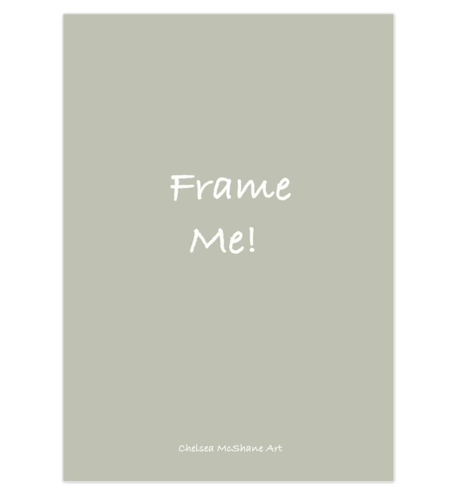 "Trust Him" framable card