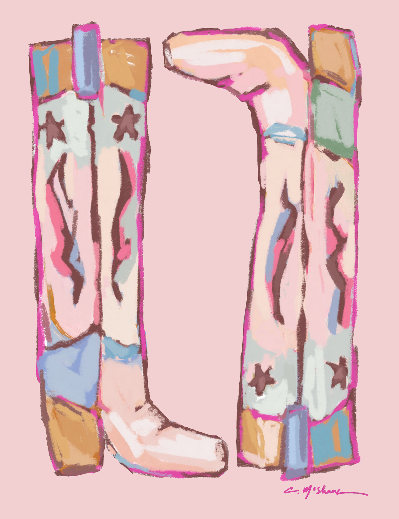 Cowgirl Up Fine Art Prints