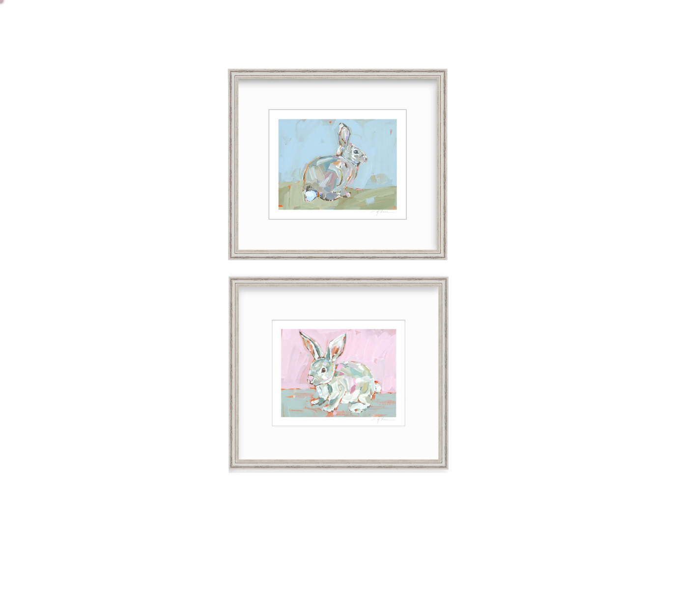 "Bunny Hunnies" on paper