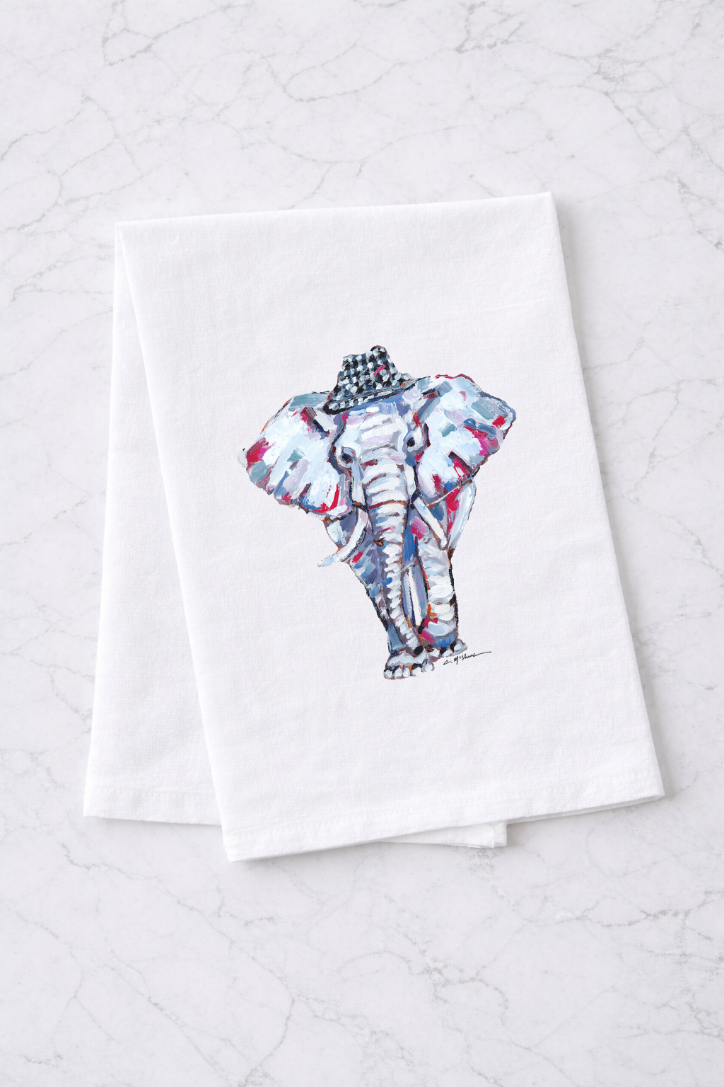 "Al-ephant" Tea Towel