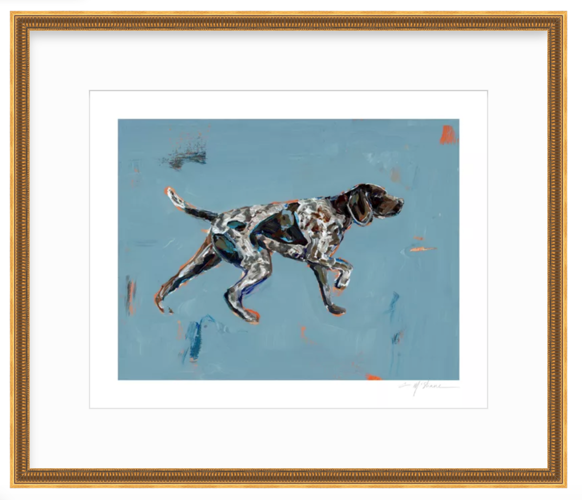 "German Shorthaired Pointer I" print