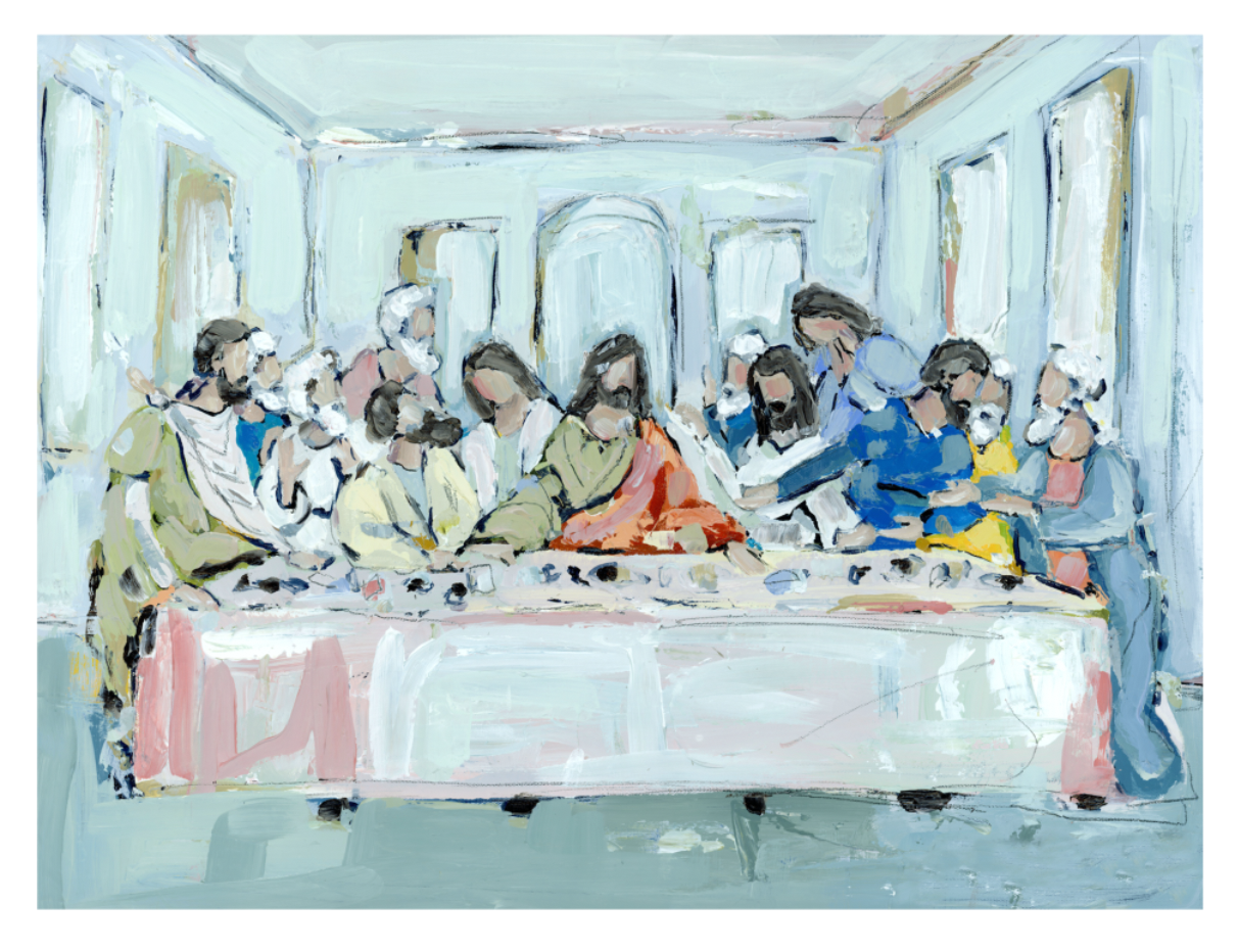 "Legacy Meal XII" on paper