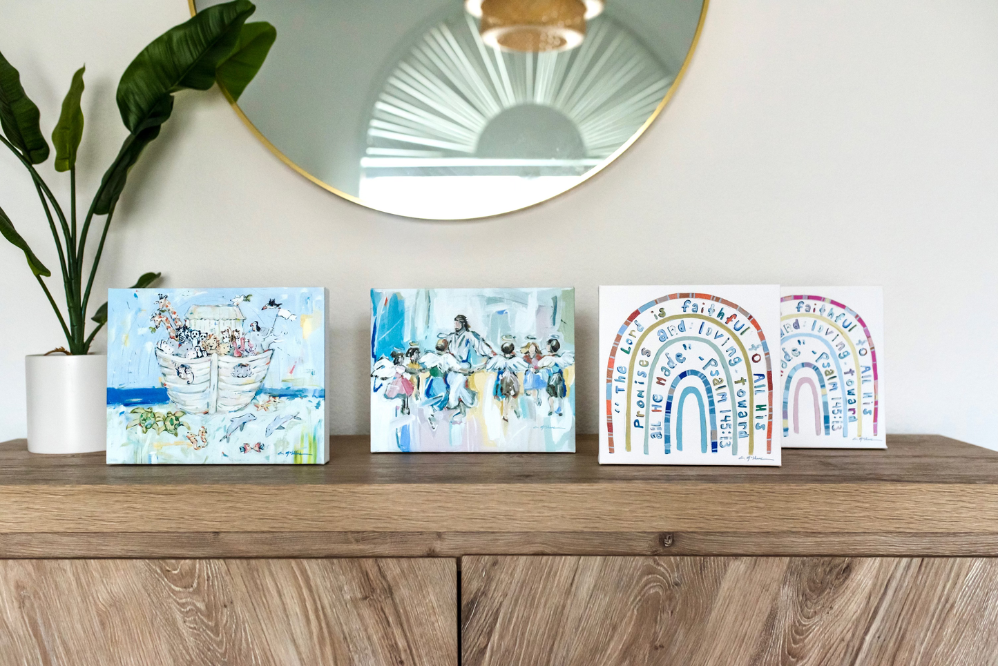 Noah's ark IV on canvas