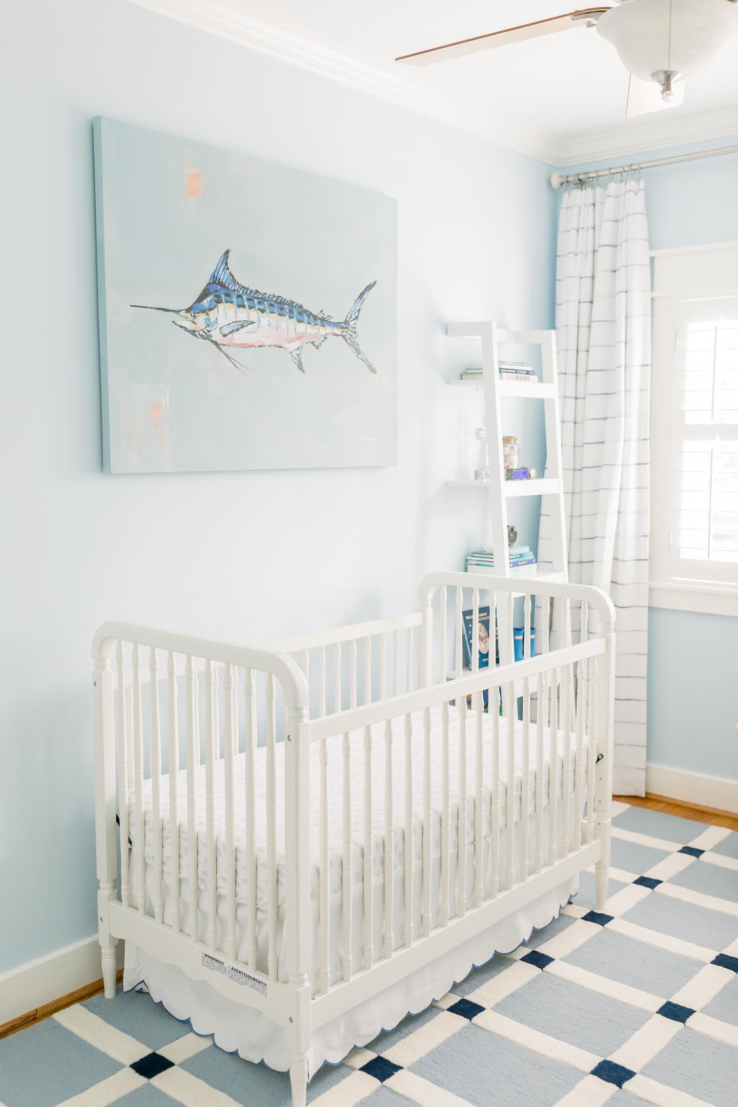 Blue Marlin on canvas
