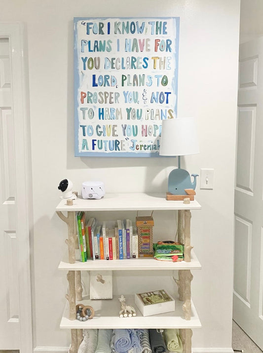 Jeremiah 29:11 on canvas