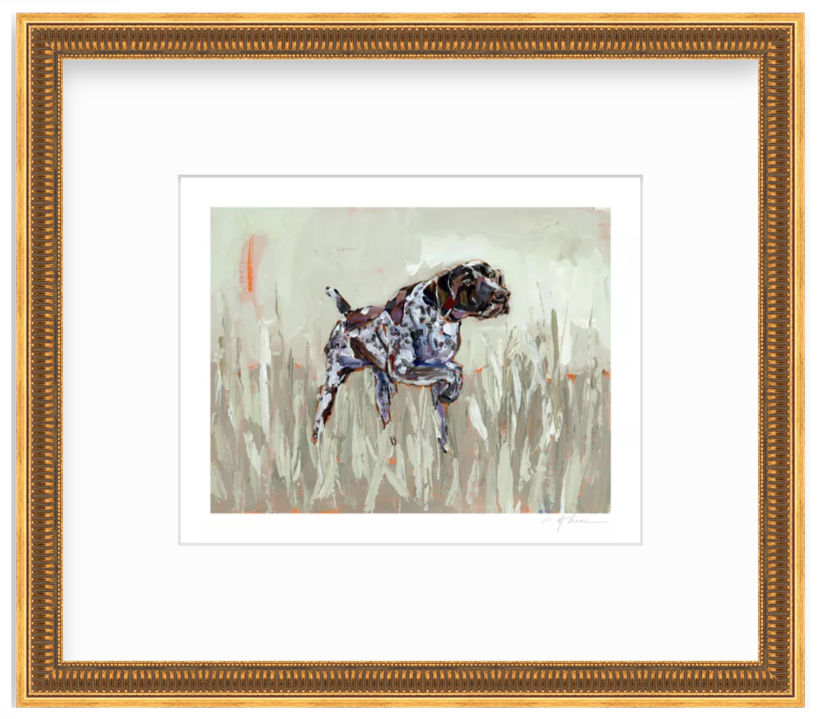 "German Shorthaired Pointer" on paper