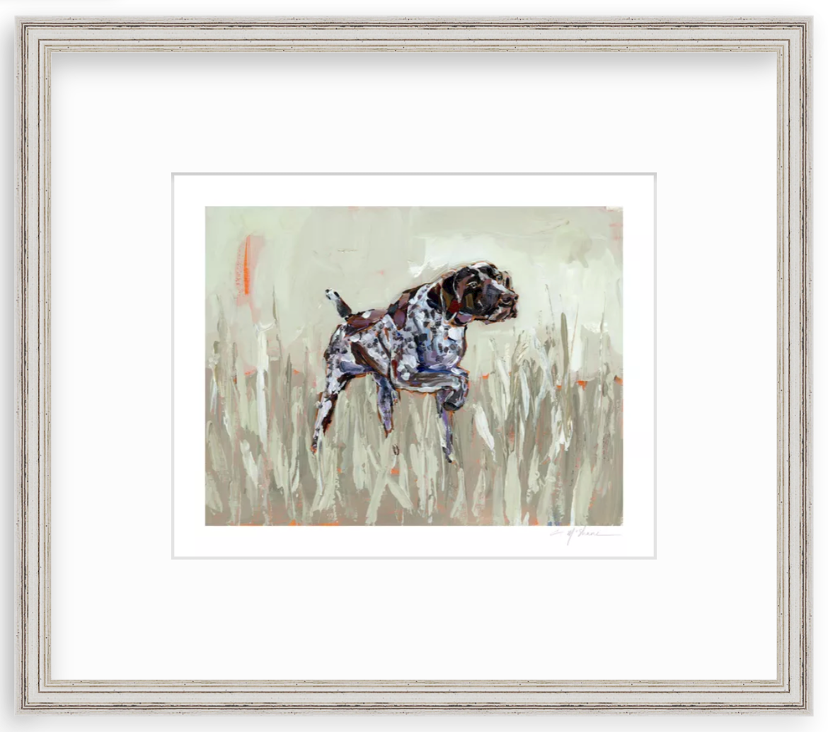 "German Shorthaired Pointer" on paper