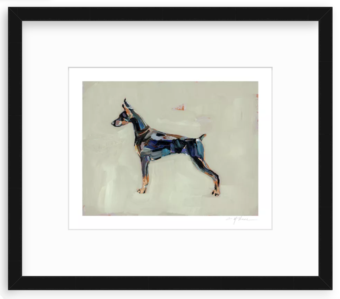 "Doberman" print