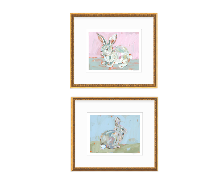 "Bunny Hunnies" on paper