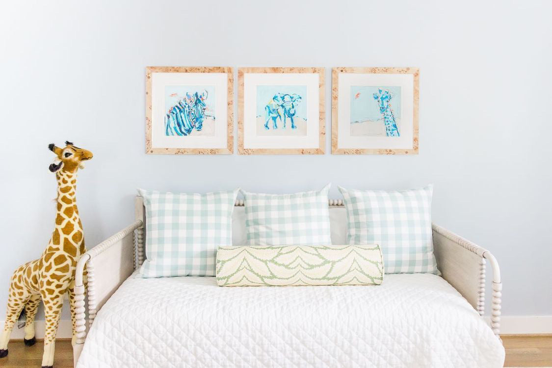 "Blue Safari" set of 3