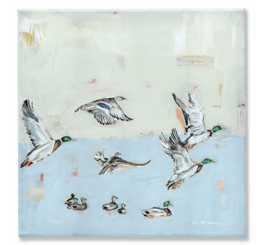 "Taking Off" on canvas