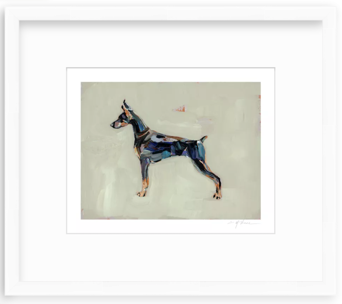 "Doberman" print