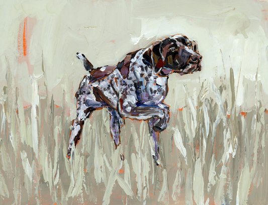"German Shorthaired Pointer" on paper