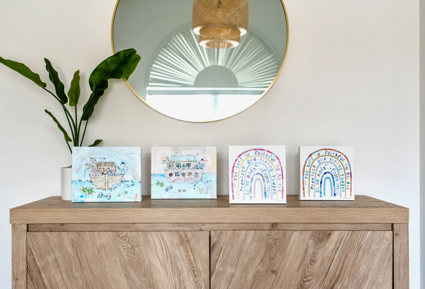 Noah's ark III on canvas