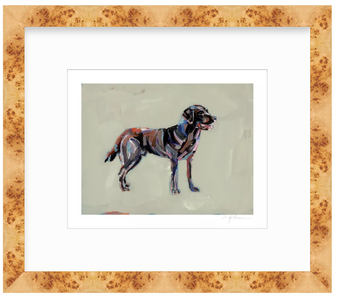 "Chocolate Lab" prirnt