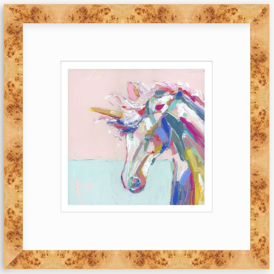 Rainbow Unicorn on paper