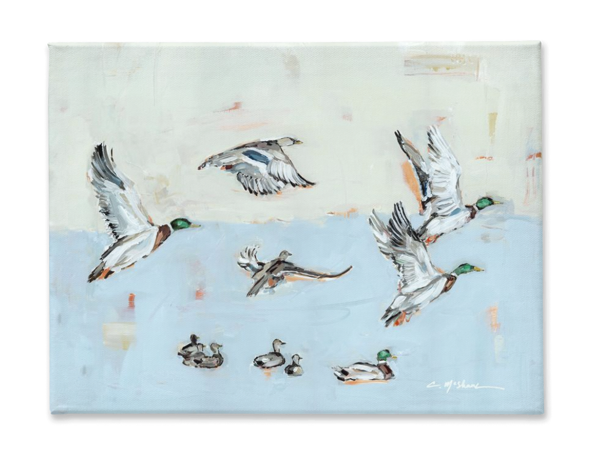 "Taking Off" on canvas