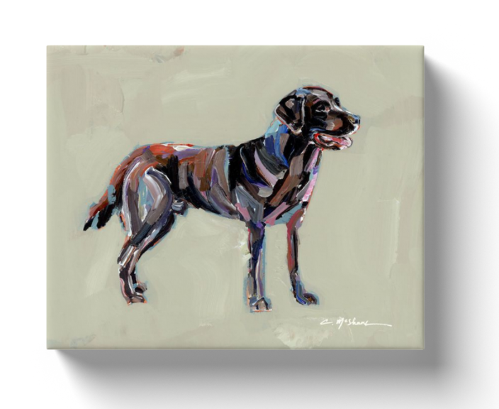 "Chocolate Lab" prirnt