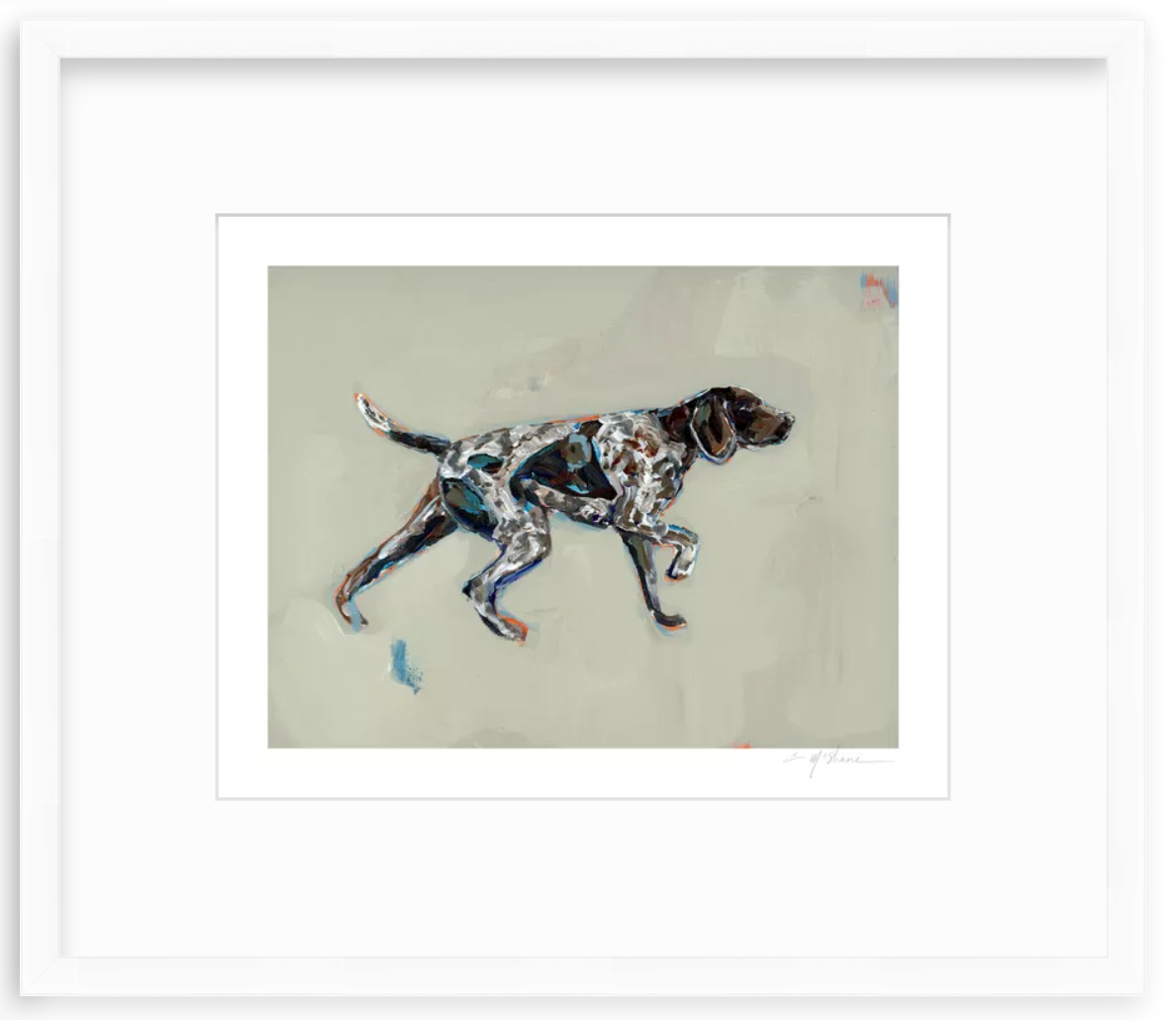 "German Shorthaired Pointer I" print
