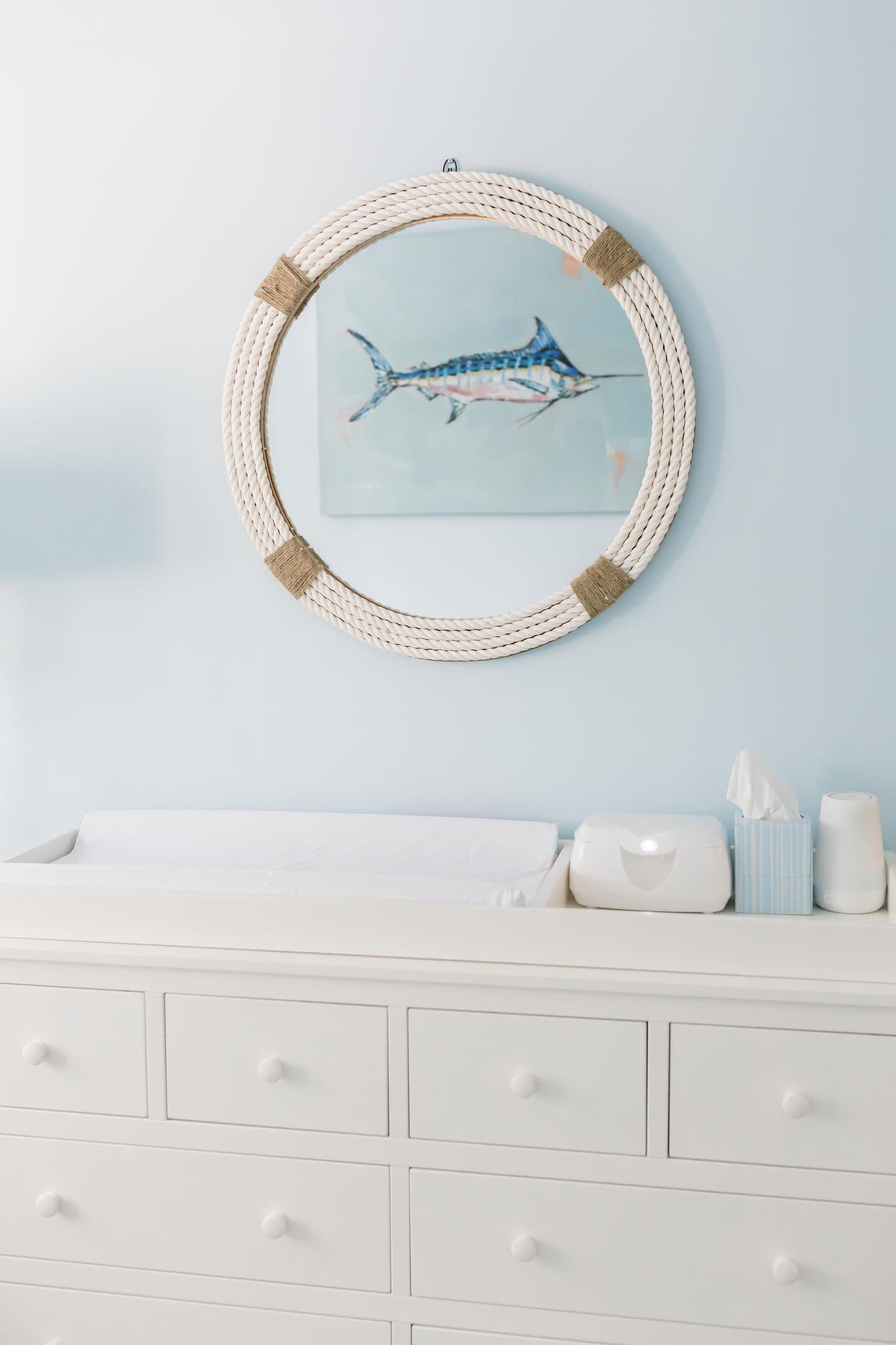 Blue Marlin on canvas