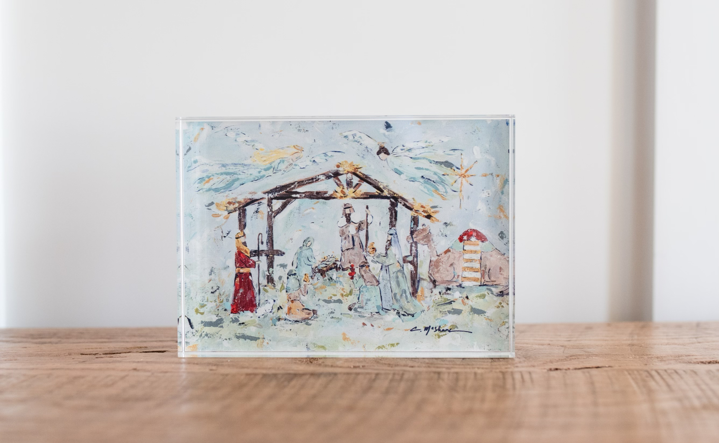 "Nativity" acrylic block