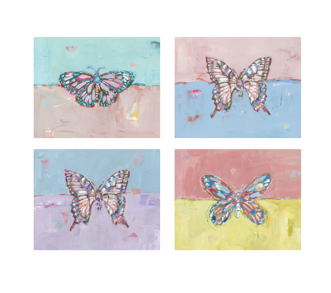 Butterfly Kisses (sets of 2, 3, 4, or 6)