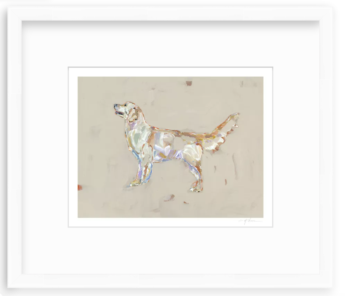 "Golden Retriever Light" print