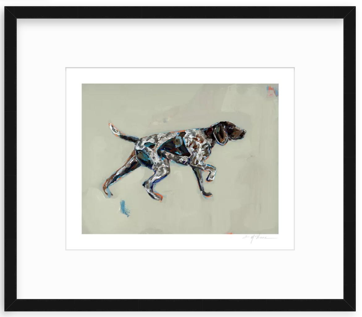 "German Shorthaired Pointer I" print