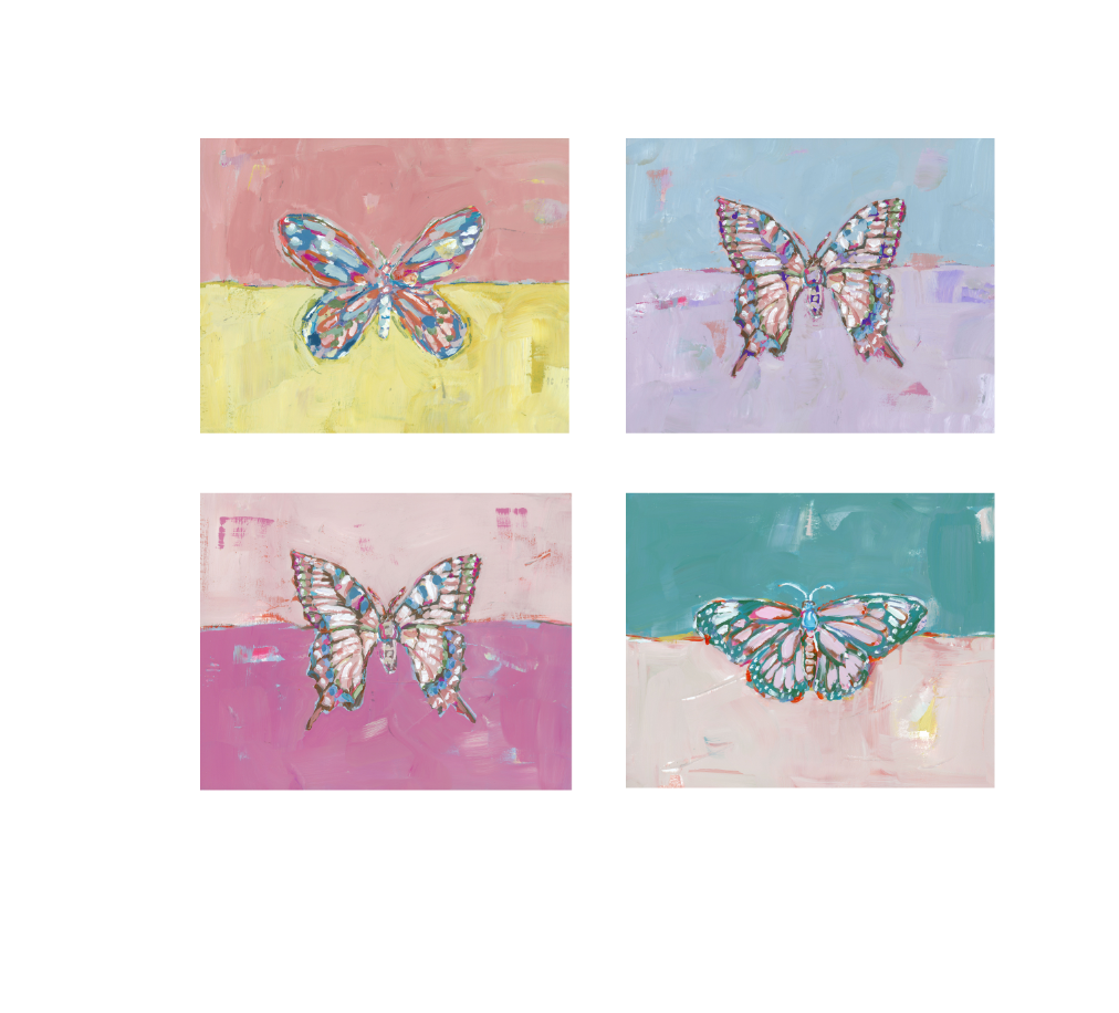 Butterfly Kisses (sets of 2, 3, 4, or 6)