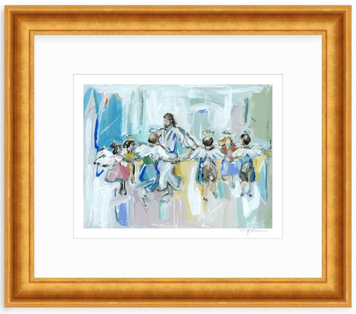 "Dancing with Jesus" on paper
