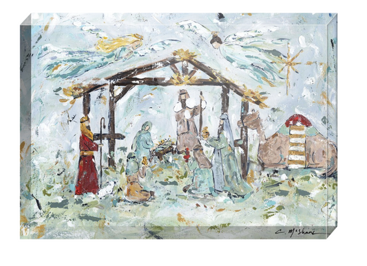 "Nativity" acrylic block