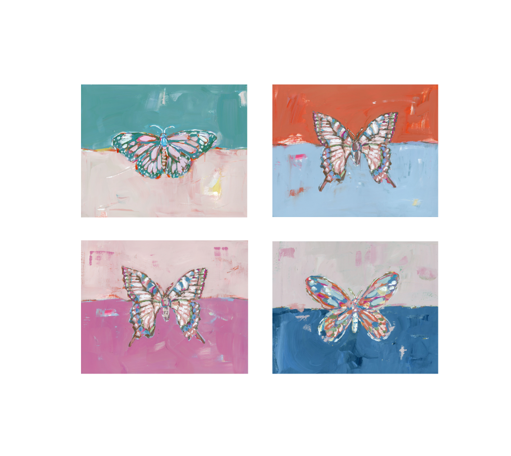 Butterfly Kisses (sets of 2, 3, 4, or 6)