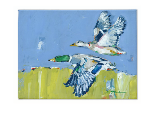 "Duck Krausing" on canvas