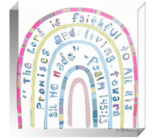 "Promise Keeper" Acrylic block