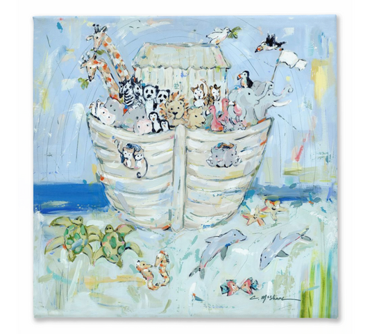 Noah's ark IV on canvas