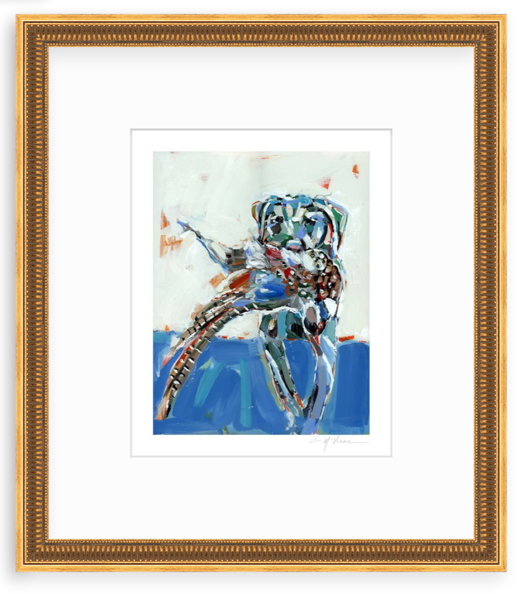"Bird Dog" on paper