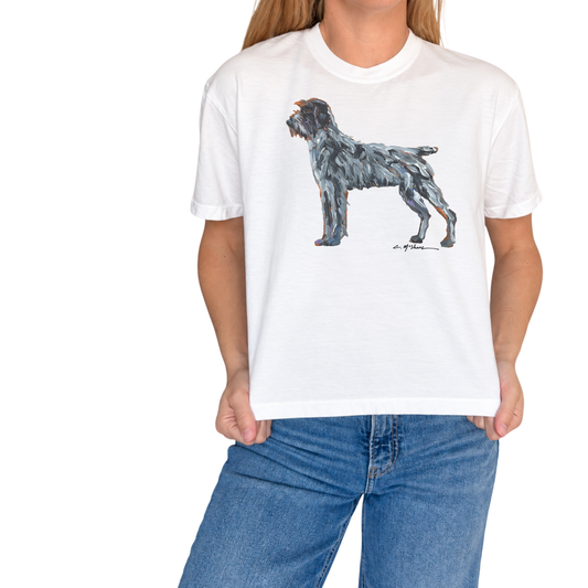 "Wirehaired Pointing Griffon" Dog Comfort Color Art-T-shirt