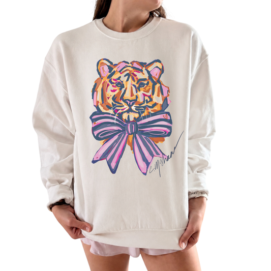 "Tiger Blue Love" Art Sweatshirt