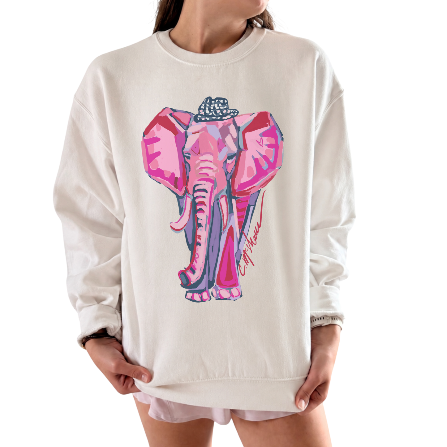 "Elephant Love" Art Sweatshirt