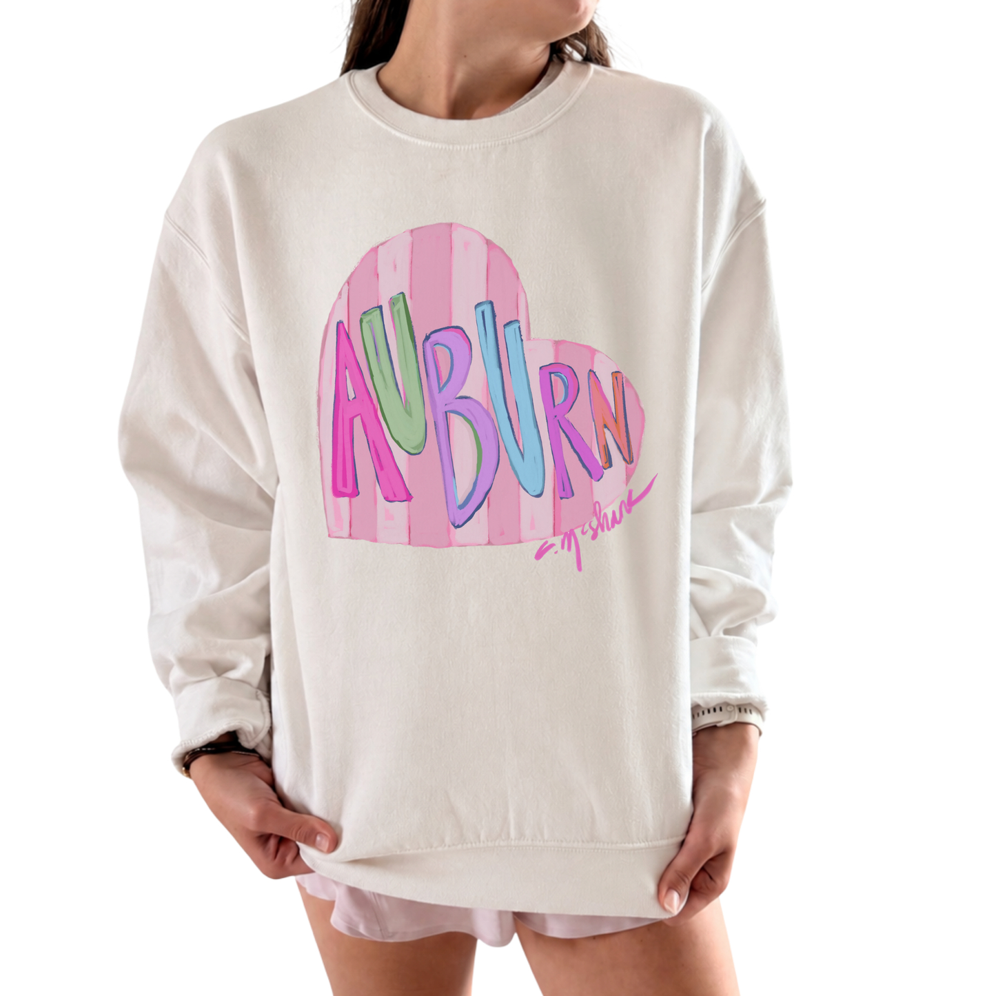 "Auburn Love" Art Sweatshirt