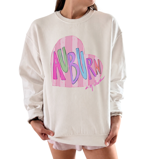 "Auburn Love" Art Sweatshirt