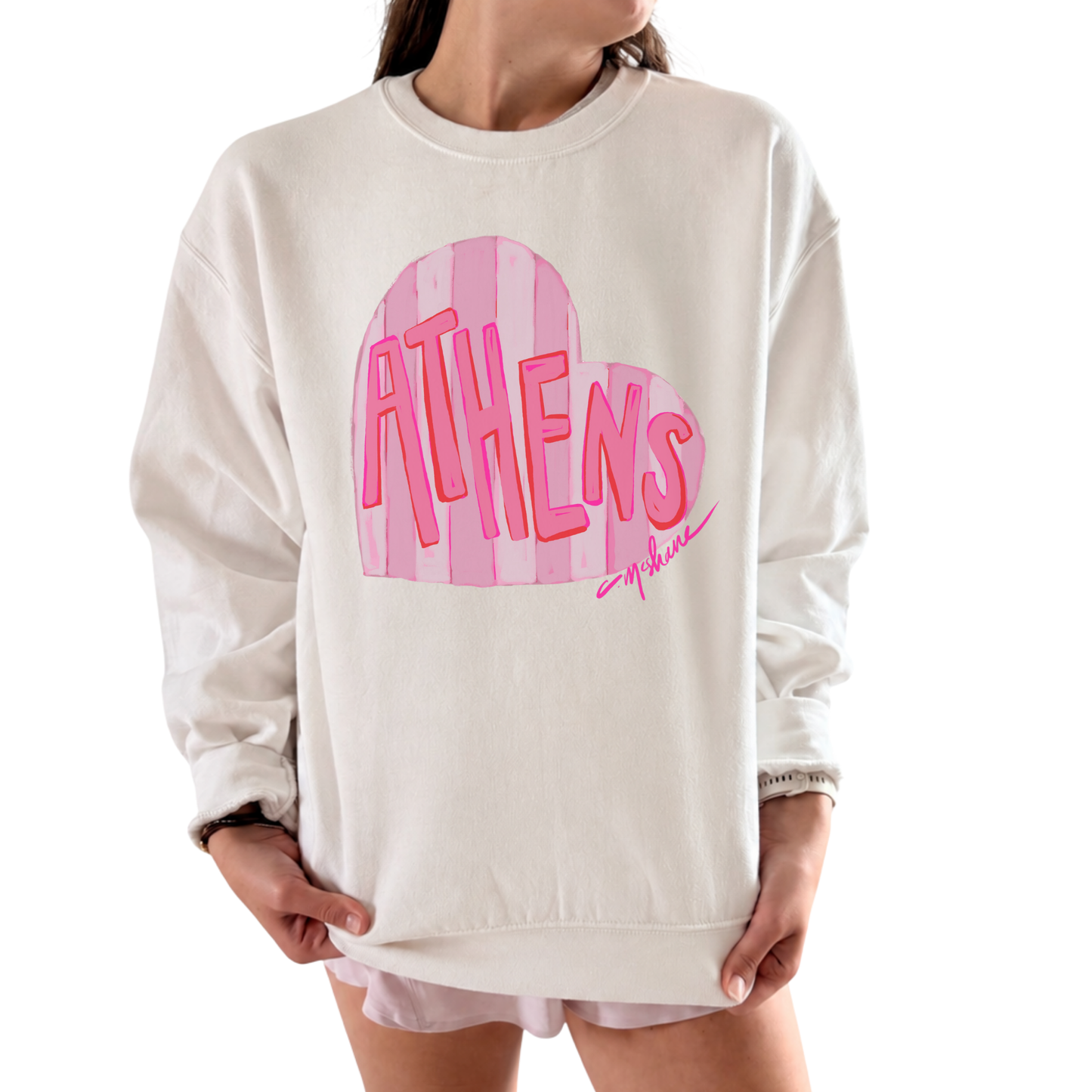 "Athens Love" Art Sweatshirt