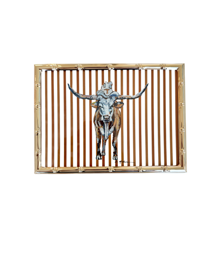 "Longhorn" framable card