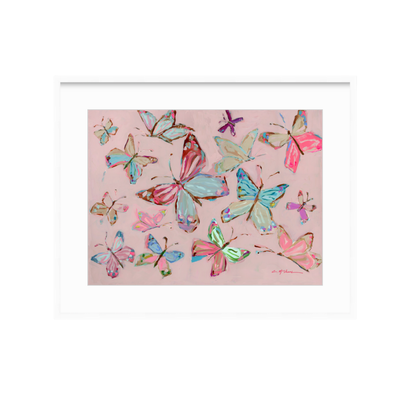 Blushing Wings Butterflies Fine Art Prints
