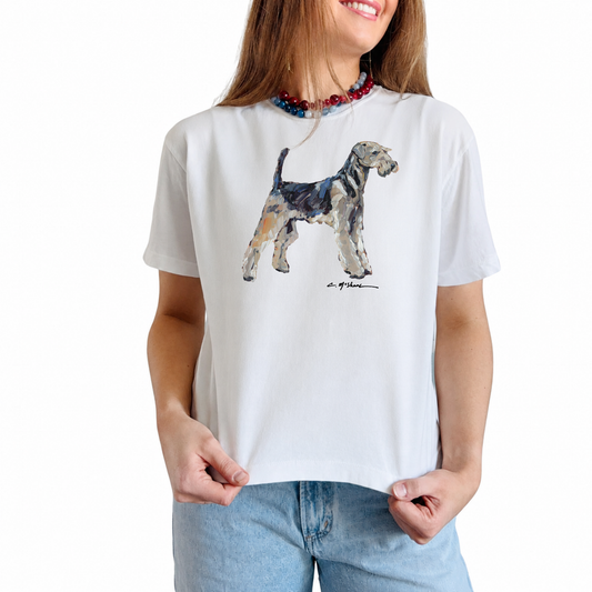 "Airedale Terrier" Dog Comfort Color Art-T-shirt